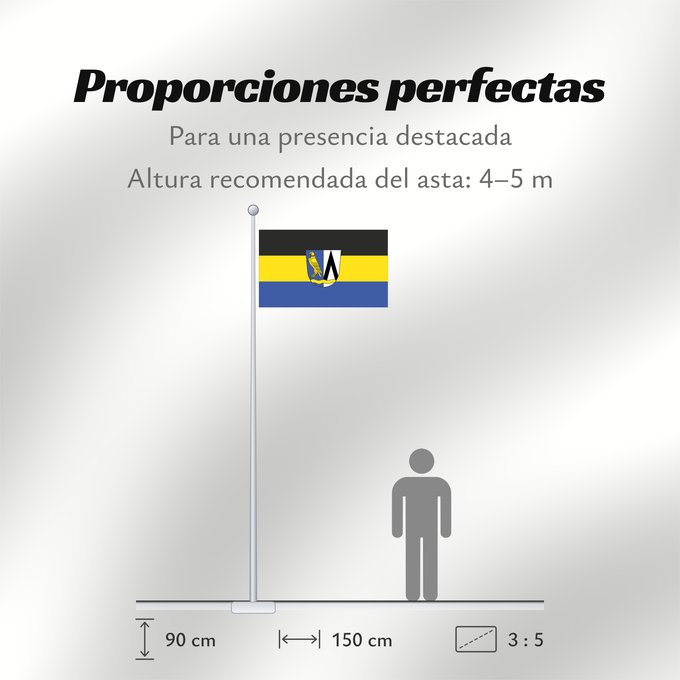 Proporciones de la bandera: Feldkirchen-Westerham (Chiemsee-Alpenland)