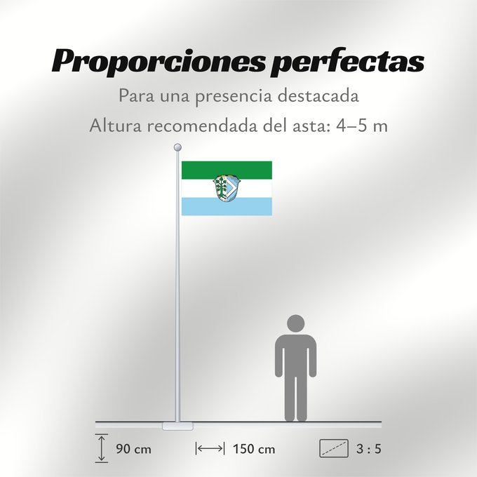 Proporciones de la bandera: Ergolding, M (Bayerisches Golf- und Thermenland)