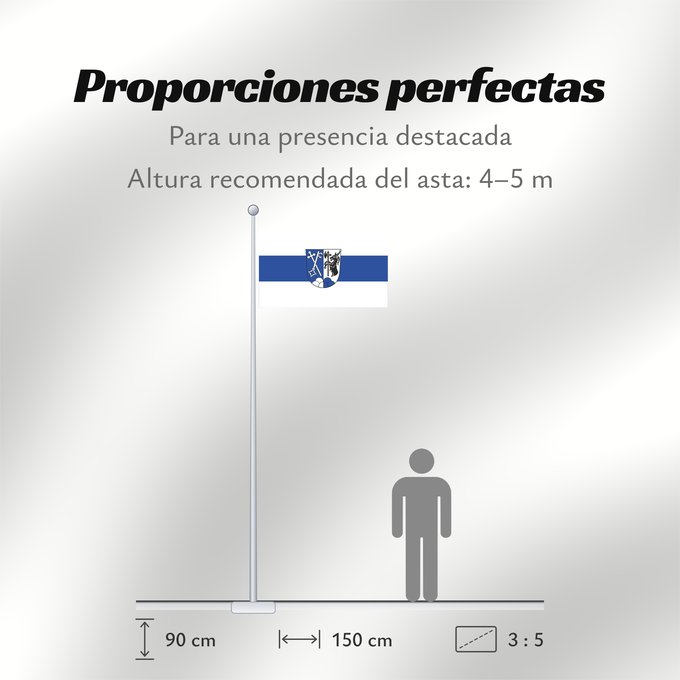 Proporciones de la bandera: Kumhausen (Bayerisches Golf- und Thermenland)