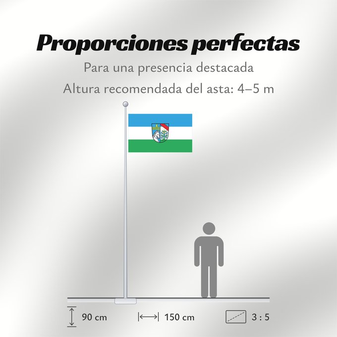 Proporciones de la bandera: Pocking, St (Bayerisches Golf- und Thermenland)