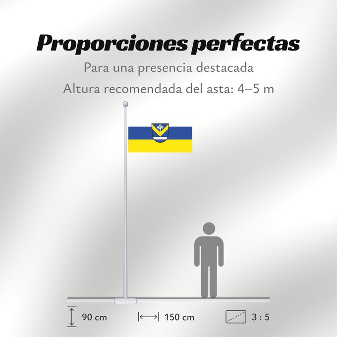 Proporciones de la bandera: Dietersburg (Bayerisches Golf- und Thermenland)