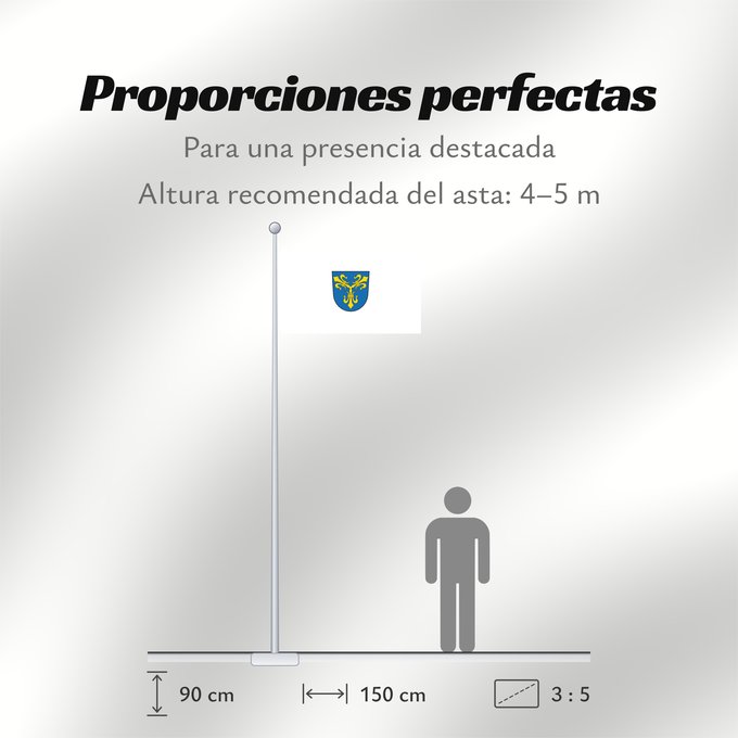 Proporciones de la bandera: Massing, M (Bayerisches Golf- und Thermenland)