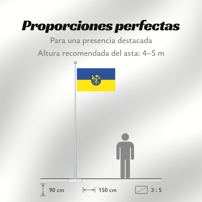 Proporciones de la bandera: Reut (Bayerisches Golf- und Thermenland)