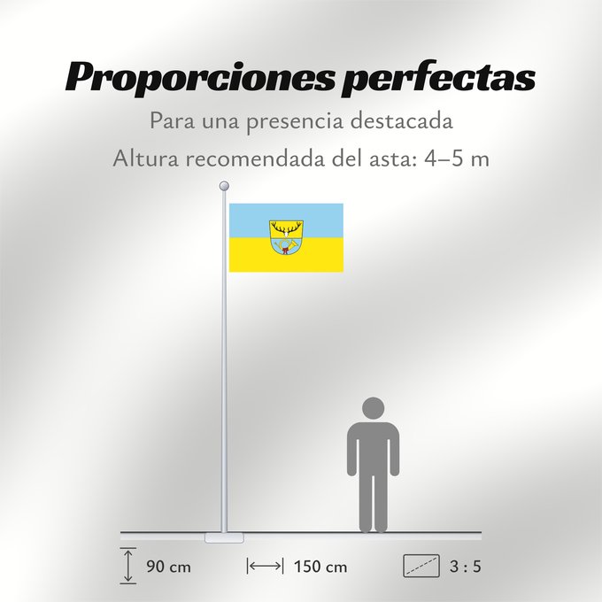 Proporciones de la bandera: Stallwang (Bayerischer Wald)