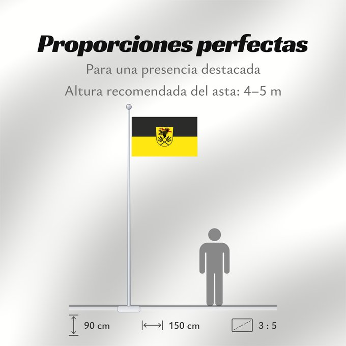 Proporciones de la bandera: Pilsach (Bayerischer Jura)