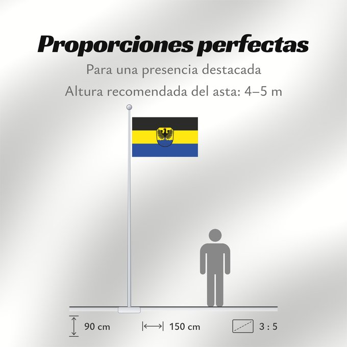 Proporciones de la bandera: Floß, M (Oberpfälzer Wald)