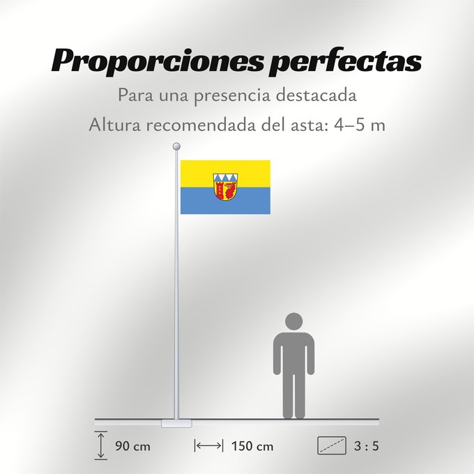 Proporciones de la bandera: Irchenrieth (Oberpfälzer Wald)