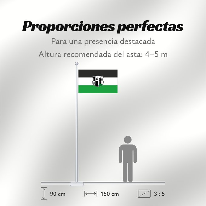 Proporciones de la bandera: Münchberg, St (Fichtelgebirge)