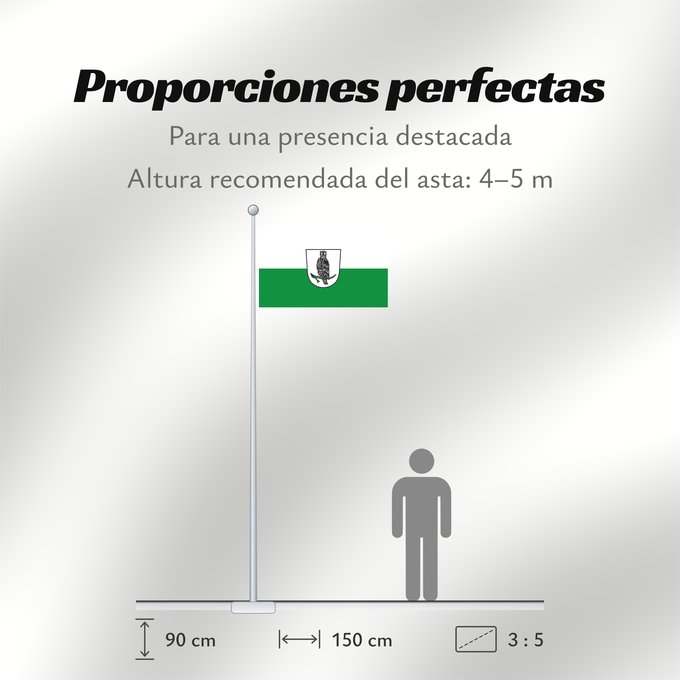 Proporciones de la bandera: Marktzeuln, M (Obermain.Jura)