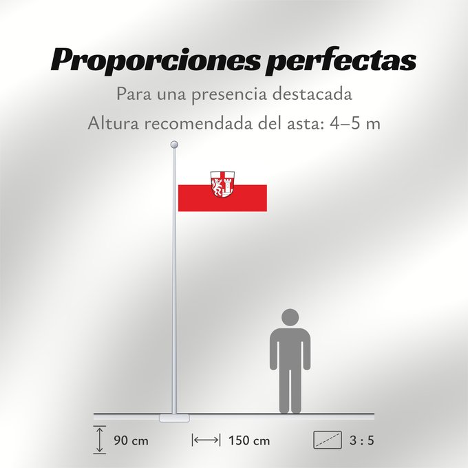 Proporciones de la bandera: Steinsfeld (Romantisches Franken - vom Rangau zur Romantischen Straße)