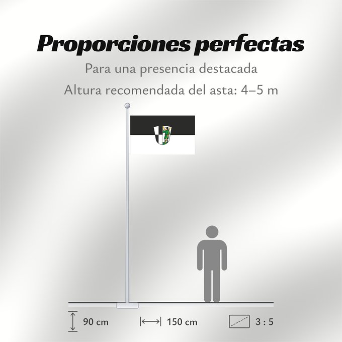 Proporciones de la bandera: Baiersdorf, St (Fränkische Schweiz)