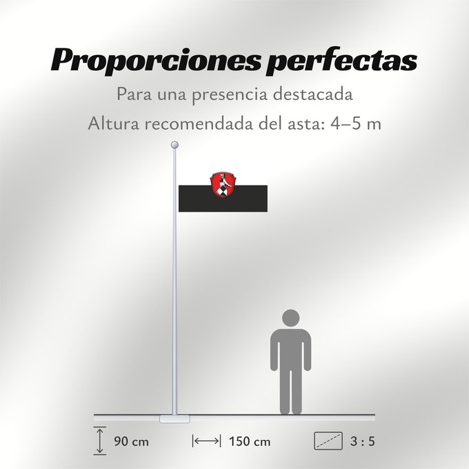 Proporciones de la bandera: Langenzenn, St (Romantisches Franken - vom Rangau zur Romantischen Straße)