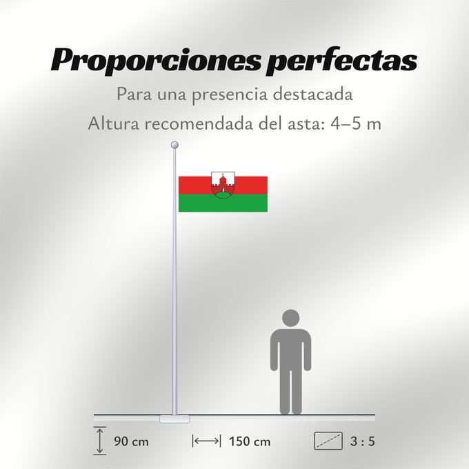 Proporciones de la bandera: Zirndorf, St (Romantisches Franken - vom Rangau zur Romantischen Straße)