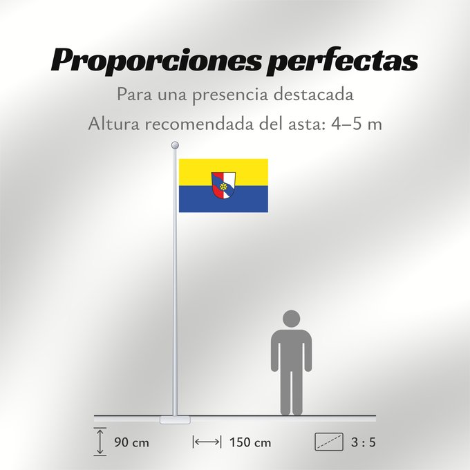 Proporciones de la bandera: Röthenbach a.d.Pegnitz, St (Frankenalb)