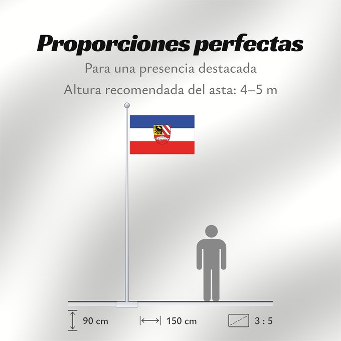 Proporciones de la bandera: Velden, St (Frankenalb)