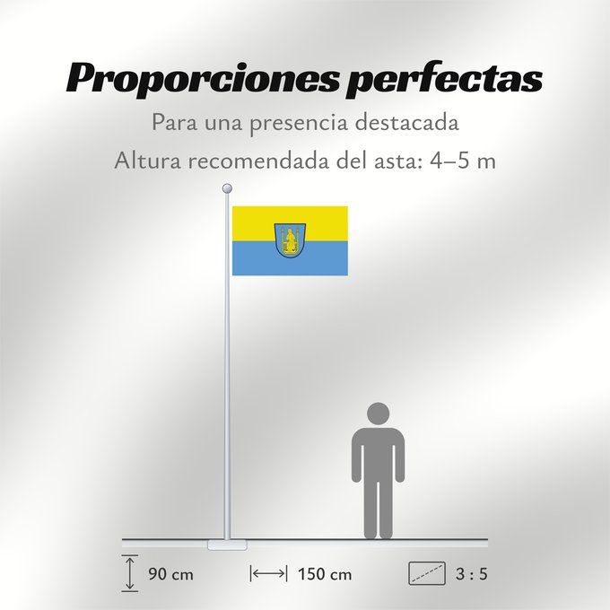 Proporciones de la bandera: Greding, St (Naturpark Altmühltal)
