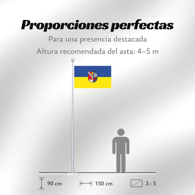 Proporciones de la bandera: Großeibstadt (Rhön)