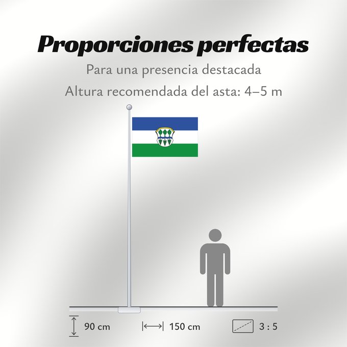 Proporciones de la bandera: Ebelsbach (Haßberge)