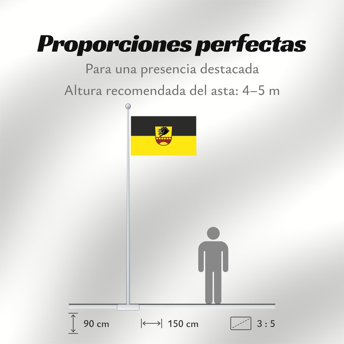 Proporciones de la bandera: Ebern, St (Haßberge)