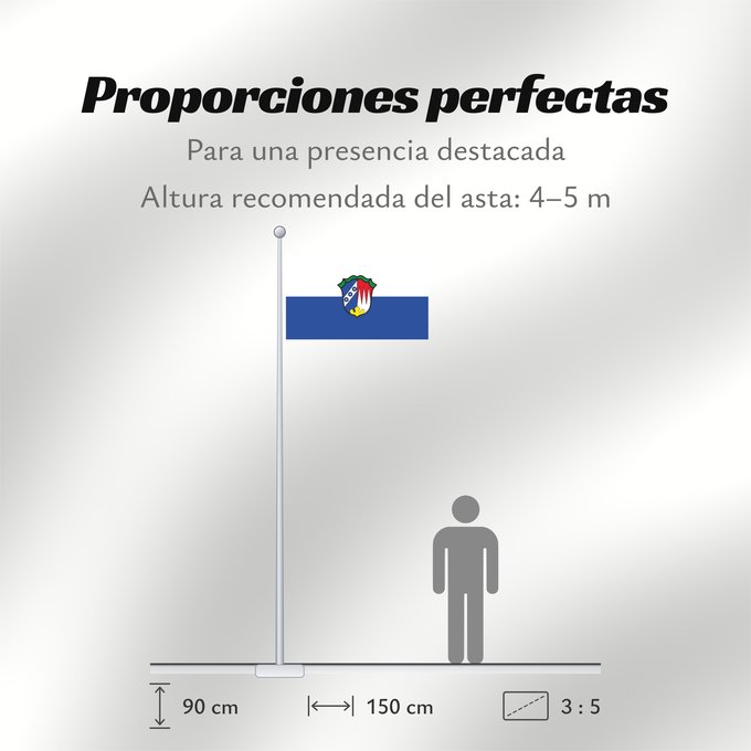 Proporciones de la bandera: Bergrheinfeld (Fränkisches Weinland)