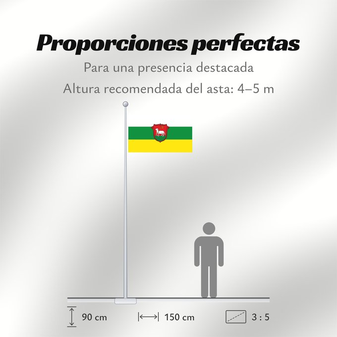 Proporciones de la bandera: Bütthard, M (Fränkisches Weinland)