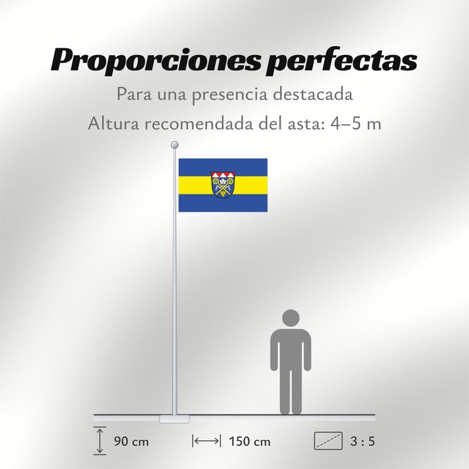 Proporciones de la bandera: Güntersleben (Fränkisches Weinland)
