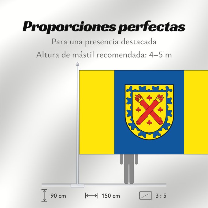 Proporciones de la bandera: Demen	German municipality of Demen	Commune allemande de Demen	Gemeinde Demen