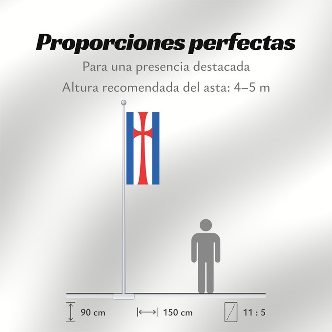 Proporciones de la bandera: Eisenach