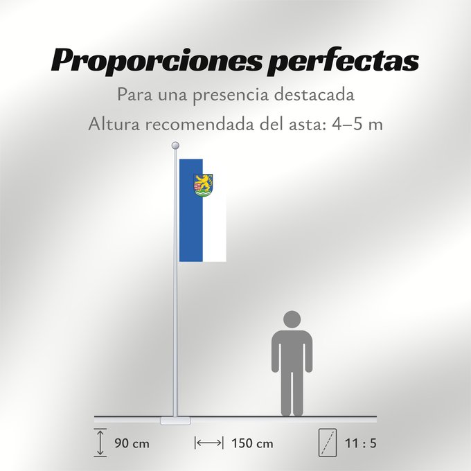 Proporciones de la bandera: Kyffhäuserkreis	German district Kyffhäuserkreis	Kyffhäuserkreises Der Kyffhäuserkreis führt eine am 26. Oktober 1994 genehmigte Flagge