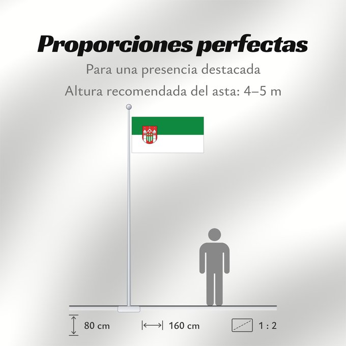 Proporciones de la bandera: Stadt Brakel	It is easy to put a border around this flag image	Ville d Allemagne de Brakel	Brakel