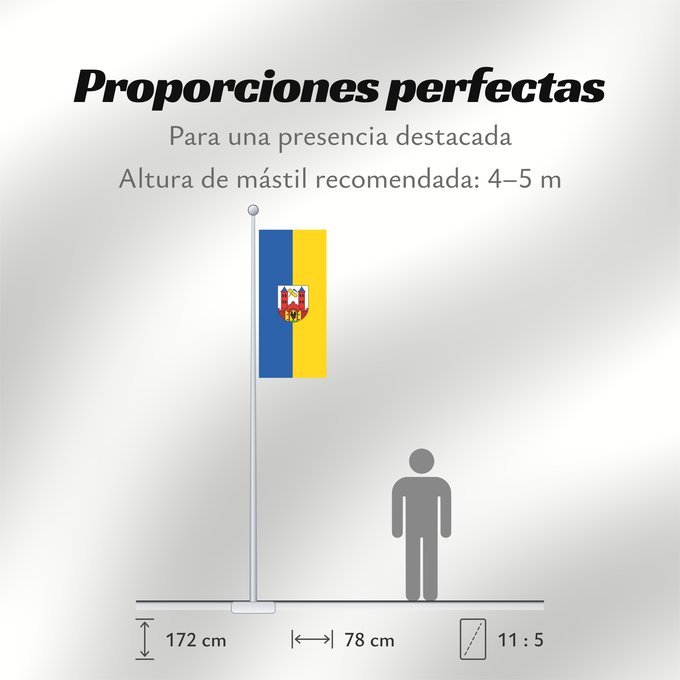 Proporciones de la bandera: Suhl