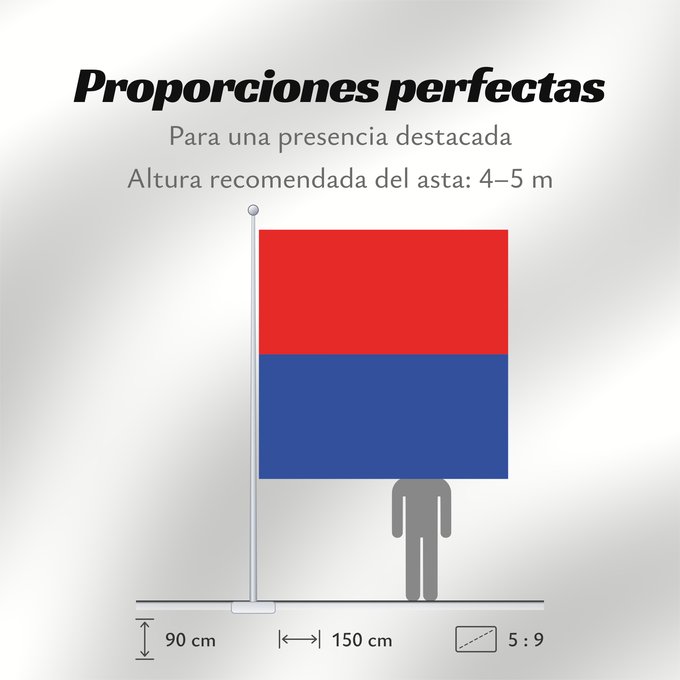 Proporciones de la bandera: Cotopaxi	Provincia de Cotopaxi