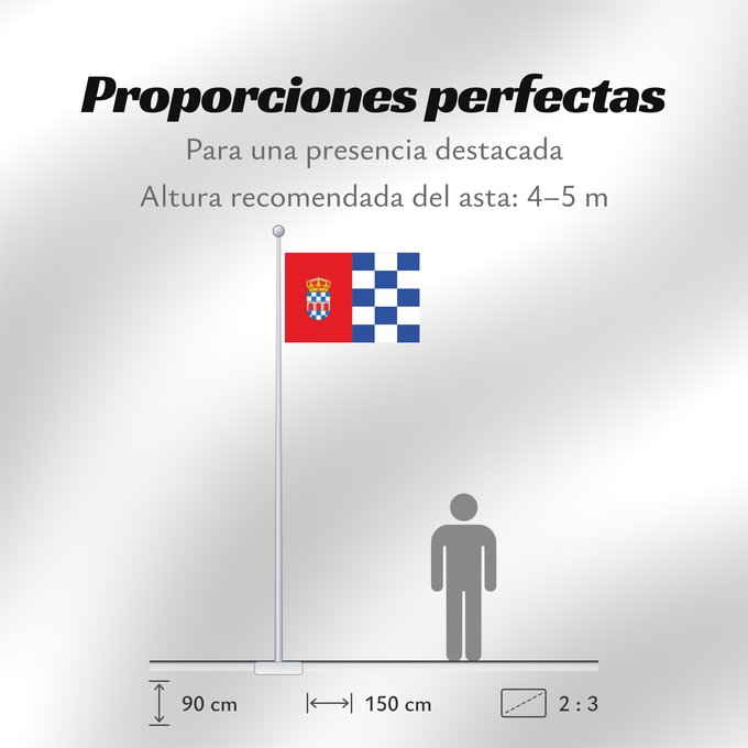 Proporciones de la bandera: Abadía Spain	Abadía, in Cáceres province, Spain	Abadía	Abadía, en Cáceres, España