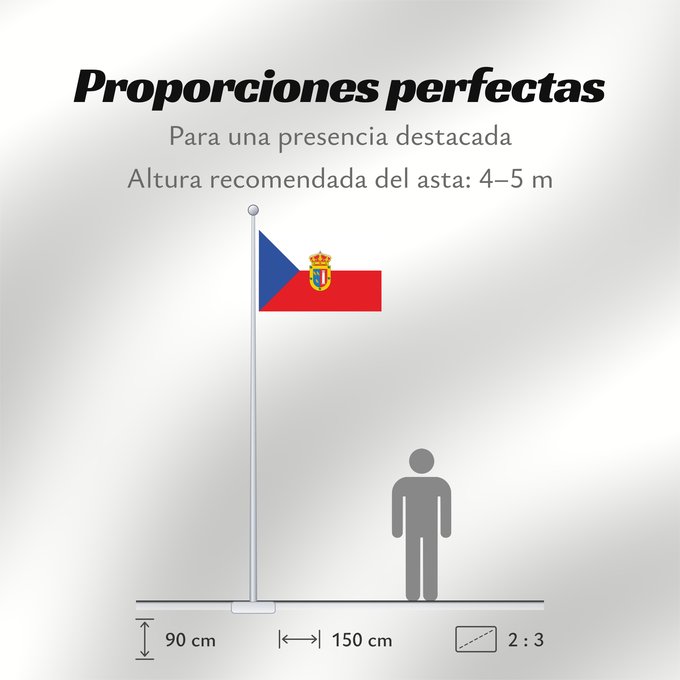 Proporciones de la bandera: Alconera Spain	Alconera, in Badajoz province, Spain	Alconera	Rectangular