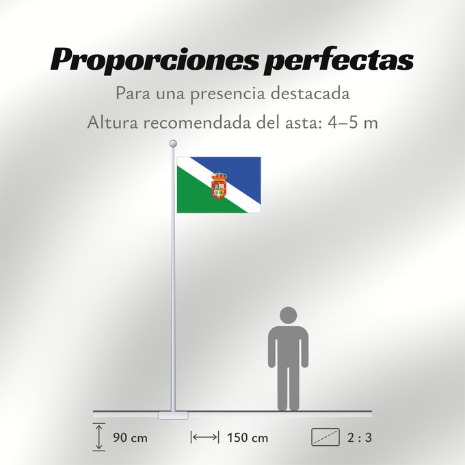 Proporciones de la bandera: Alhendín  Granada	Alhendín, Granada, Spain	Alhendín	Alhendín, Granada, España.