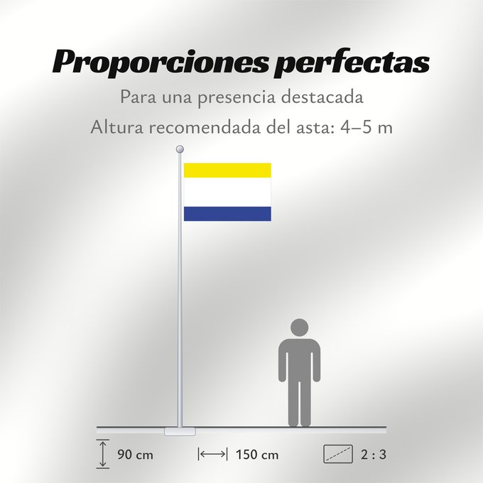 Proporciones de la bandera: Ampuero Spain