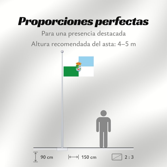 Proporciones de la bandera: Antigüedad	Antigüedad, in Palencia province, Spain	Municipal de Antigüedad  provincia de Palencia