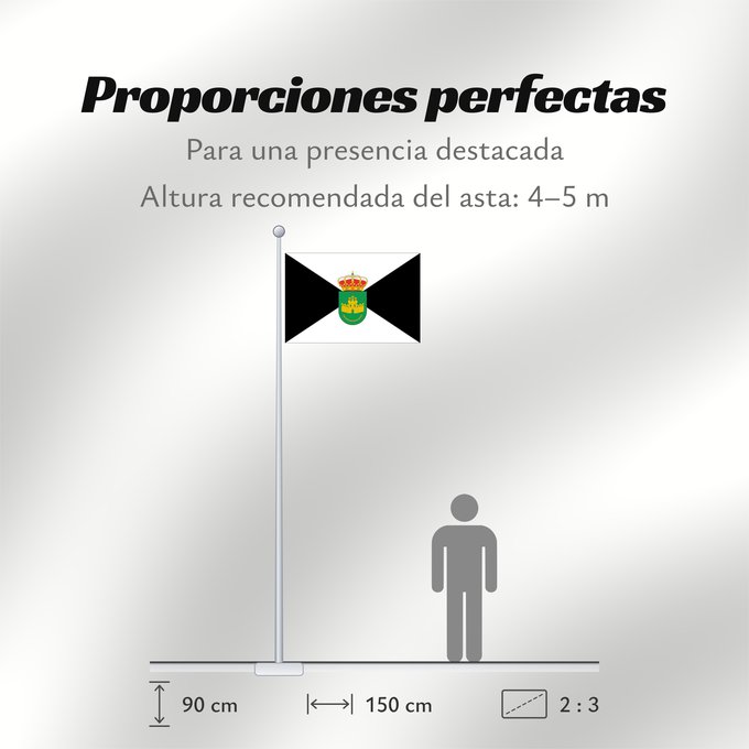 Proporciones de la bandera: Arjonilla  Jaén	Arjonilla, Jaén, Spain	Arjonilla	Arjonilla, Jaén, España