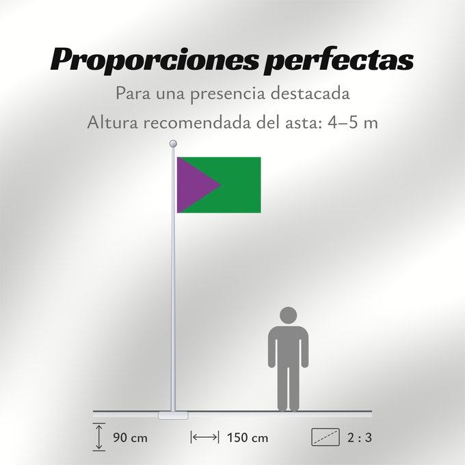 Proporciones de la bandera: Clarés de Ribota Clarés de Ribota - Zaragoza - Spain Of Clarés de Ribota - Zaragoza - Spain