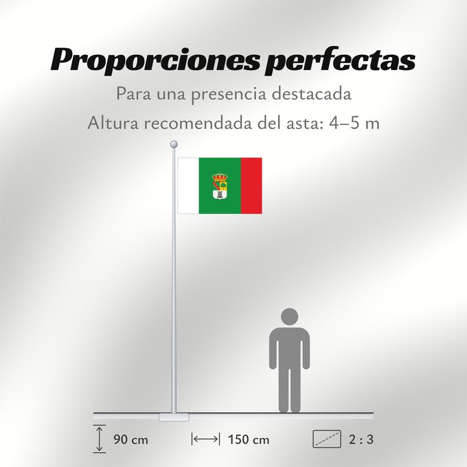 Proporciones de la bandera: Ferreira Granada Ferreira, Granada, Spain Ferreira (Grenade) Ferreira, Granada, España Ferreira (Granada)