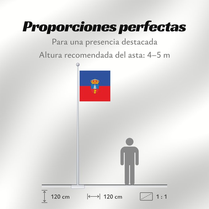 Proporciones de la bandera: Fuentes de Valdepero Fuentes de Valdepero (square) Fuentes de Valdepero (carrée) Cuadrada Fuentes de Valdepero (quadratisch) Fuentes de Valdepero (quadrata)