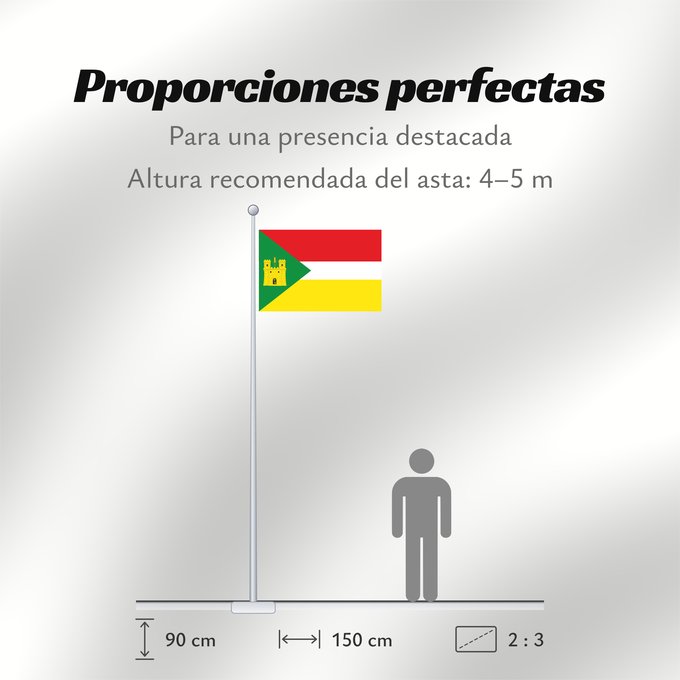 Proporciones de la bandera: Lituénigo	Lituénigo-Zaragoza-Spain	Lituénigo-Zaragoza