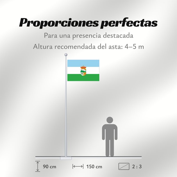 Proporciones de la bandera: Sierra de Yeguas  Málaga	Sierra de Yeguas, Málaga, Spain	Sierra de Yeguas	Sierra de Yeguas, Málaga, España.