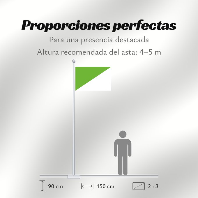 Proporciones de la bandera: Xert