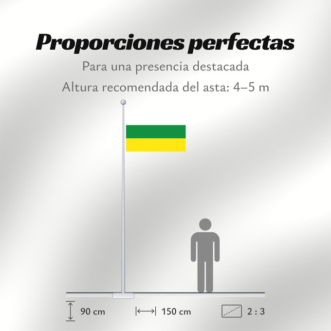 Proporciones de la bandera: Xerta