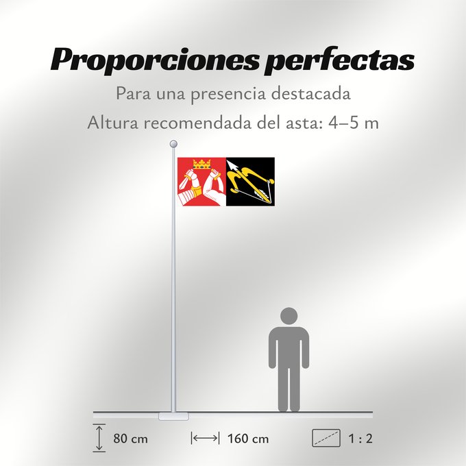 Proporciones de la bandera: Itä-Suomen lääni