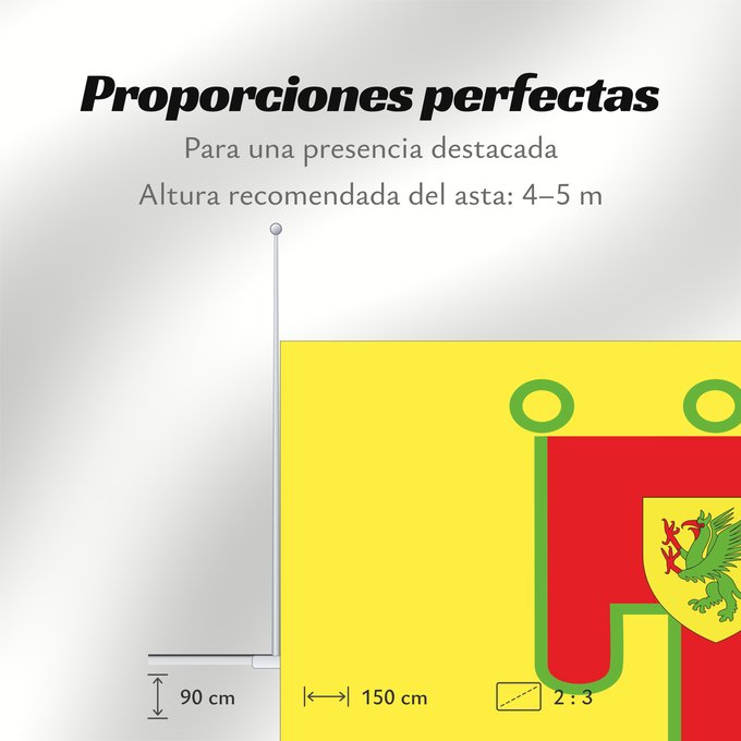 Proporciones de la bandera: Proposé pour le département Puy-de-Dôme Puy-de-Dôme Département du Puy-de-Dôme Puy-de-Dôme (propuesto) Puy-de-Dôme (entworfen) Puy-de-Dôme (proposto)