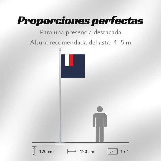 Proporciones de la bandera: Ministre DOMTOM