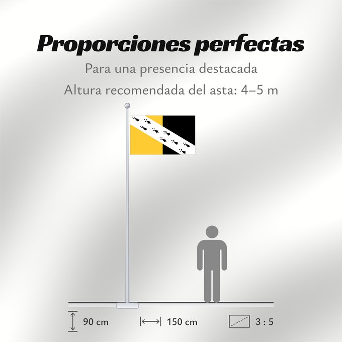 Proporciones de la bandera: Norfolk