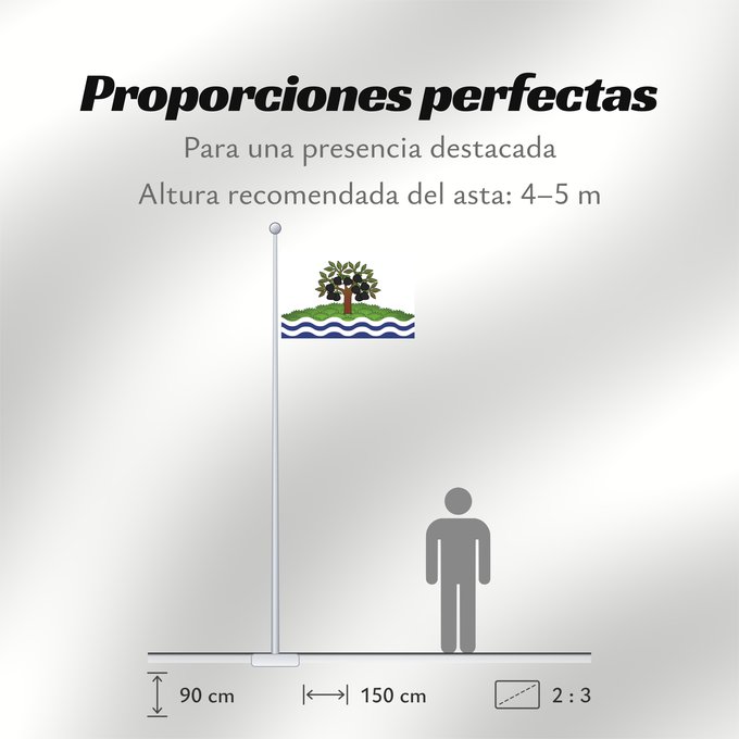 Proporciones de la bandera: Worcestershire